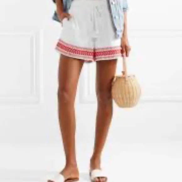 J. Crew Embroidered Shorts