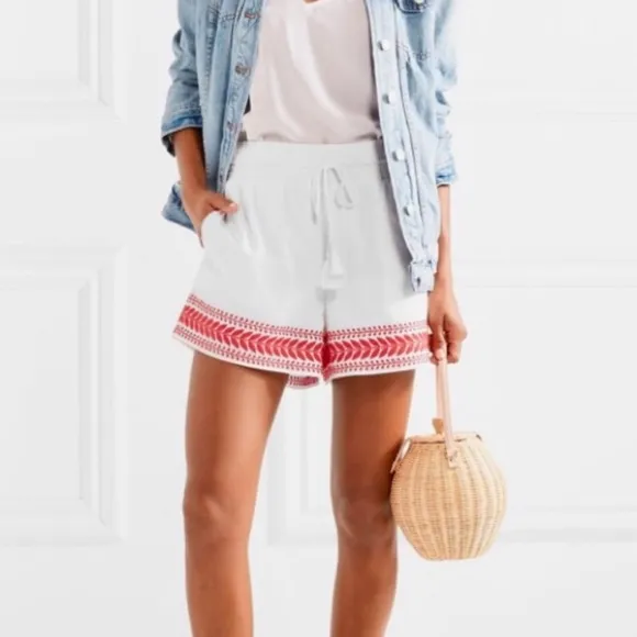 J. Crew Embroidered Shorts