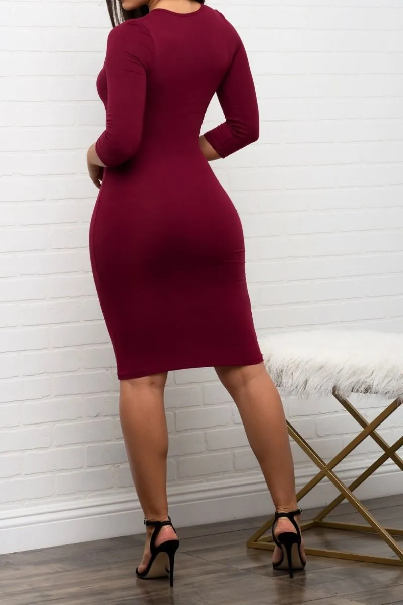 Jayne M. Fitted Dress
