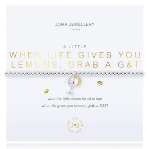 Joma When Life Gives You Lemons, Grab A G&T Bracelet