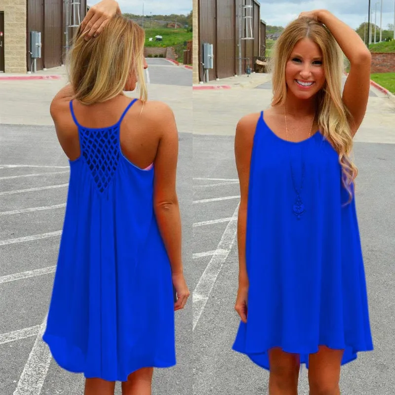 Julie Lawrence Chiffon Baby Doll Dress