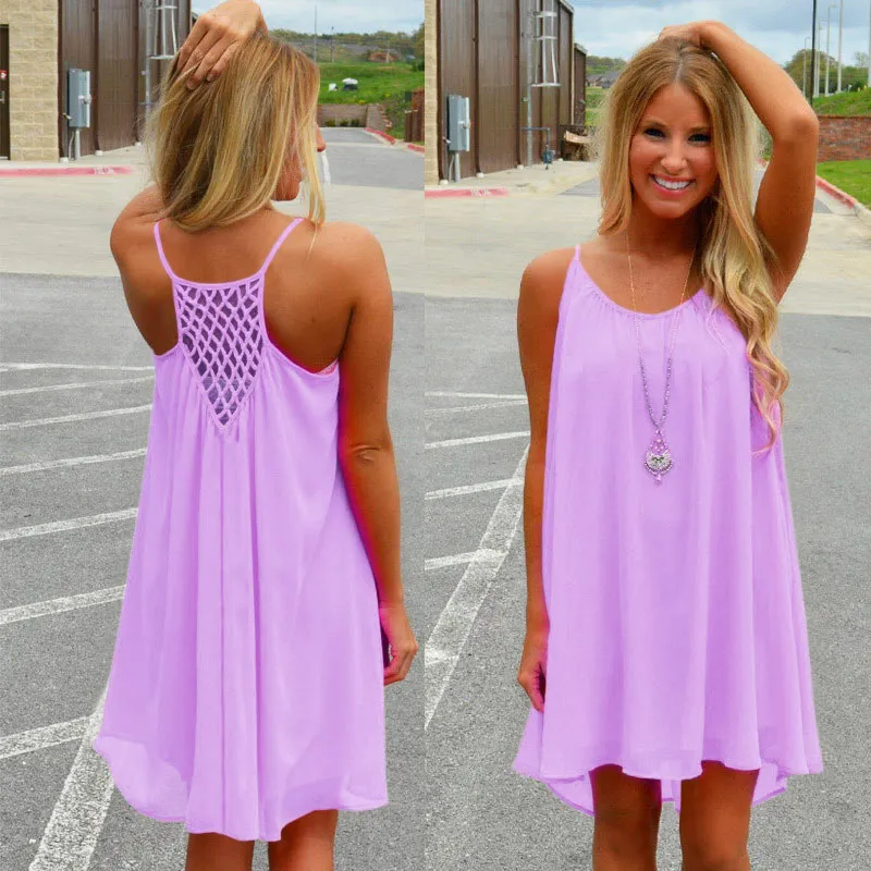 Julie Lawrence Chiffon Baby Doll Dress