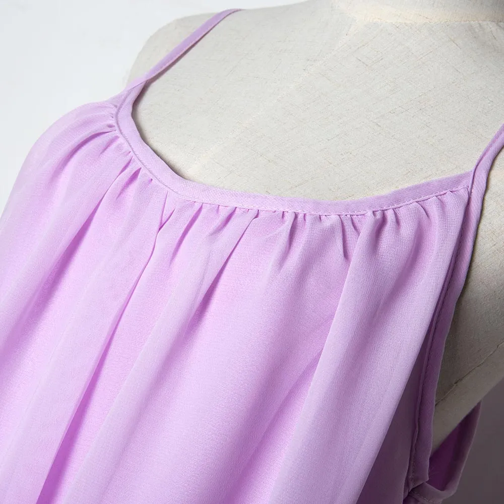 Julie Lawrence Chiffon Baby Doll Dress