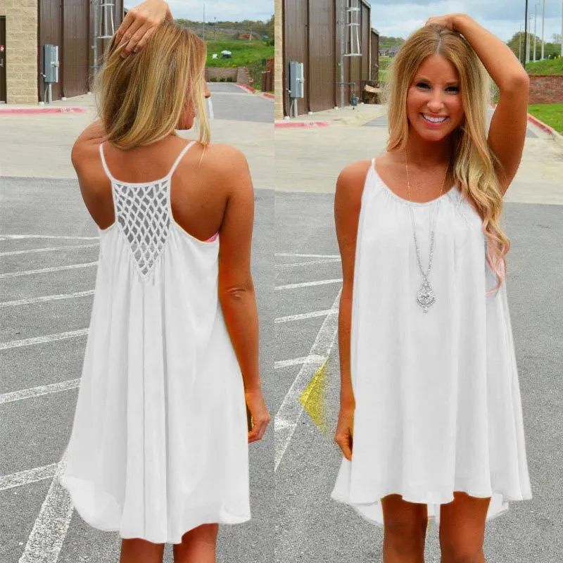 Julie Lawrence Chiffon Baby Doll Dress