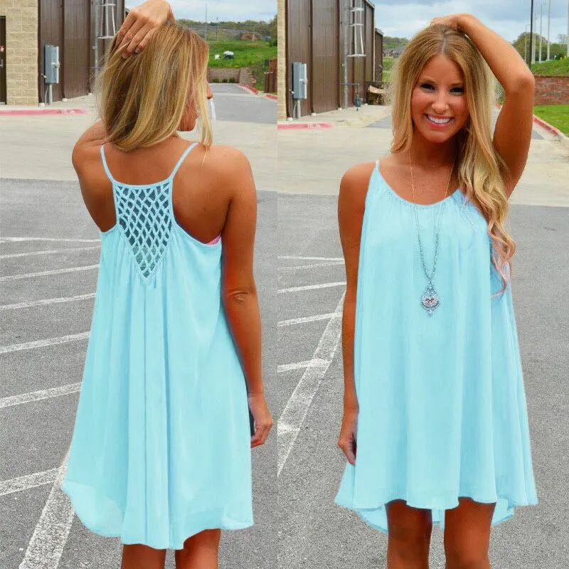 Julie Lawrence Chiffon Baby Doll Dress