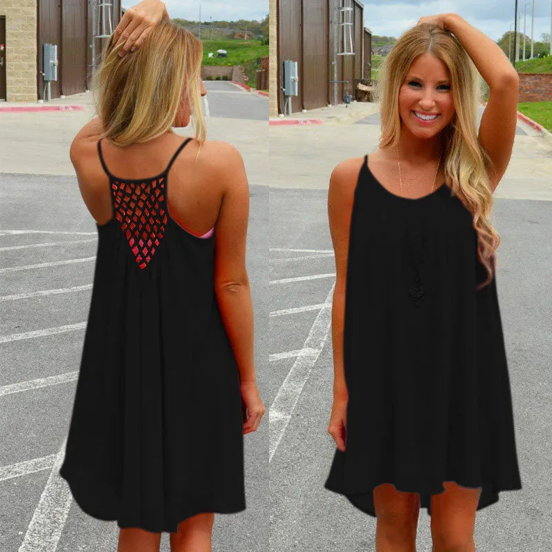 Julie Lawrence Chiffon Baby Doll Dress