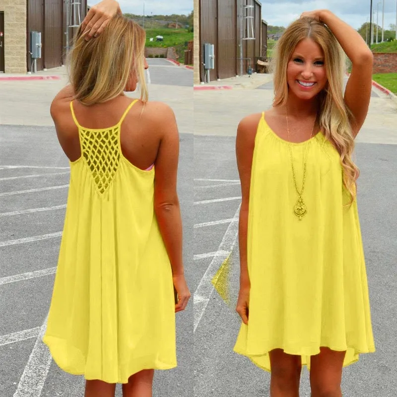 Julie Lawrence Chiffon Baby Doll Dress
