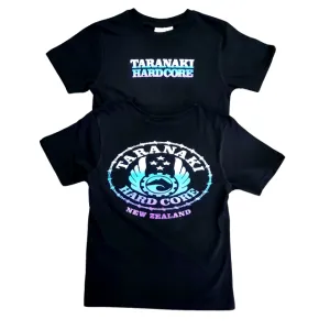 Kids Fade T-Shirt - Black/Blue