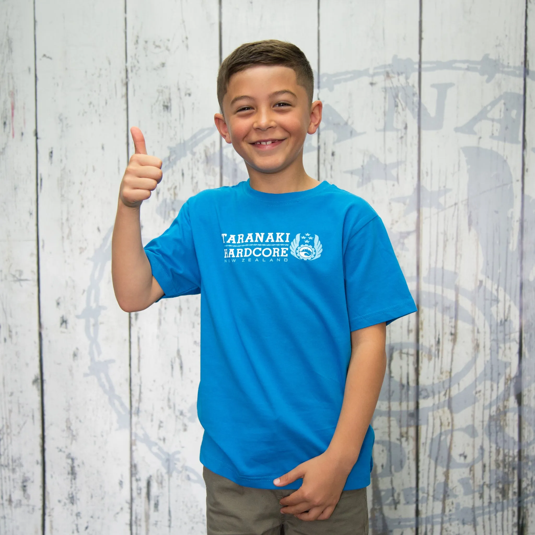 Kids Mountain To Sea T-Shirt - Blue