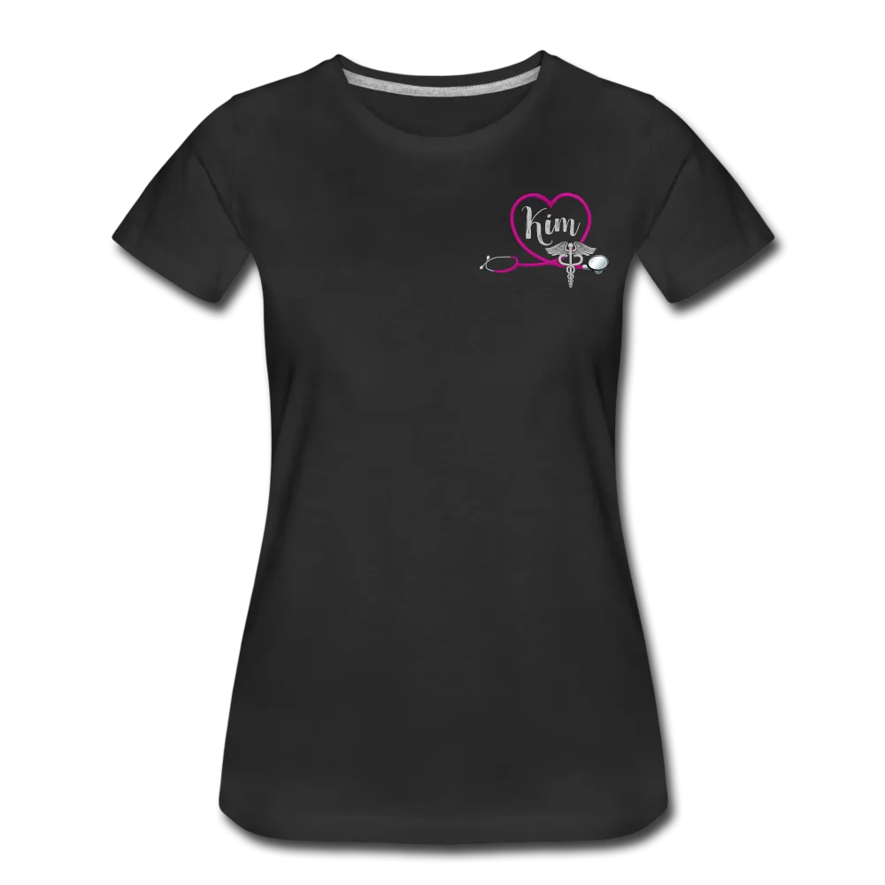 Kim Emergency Nurse Flag Women’s Premium T-Shirt