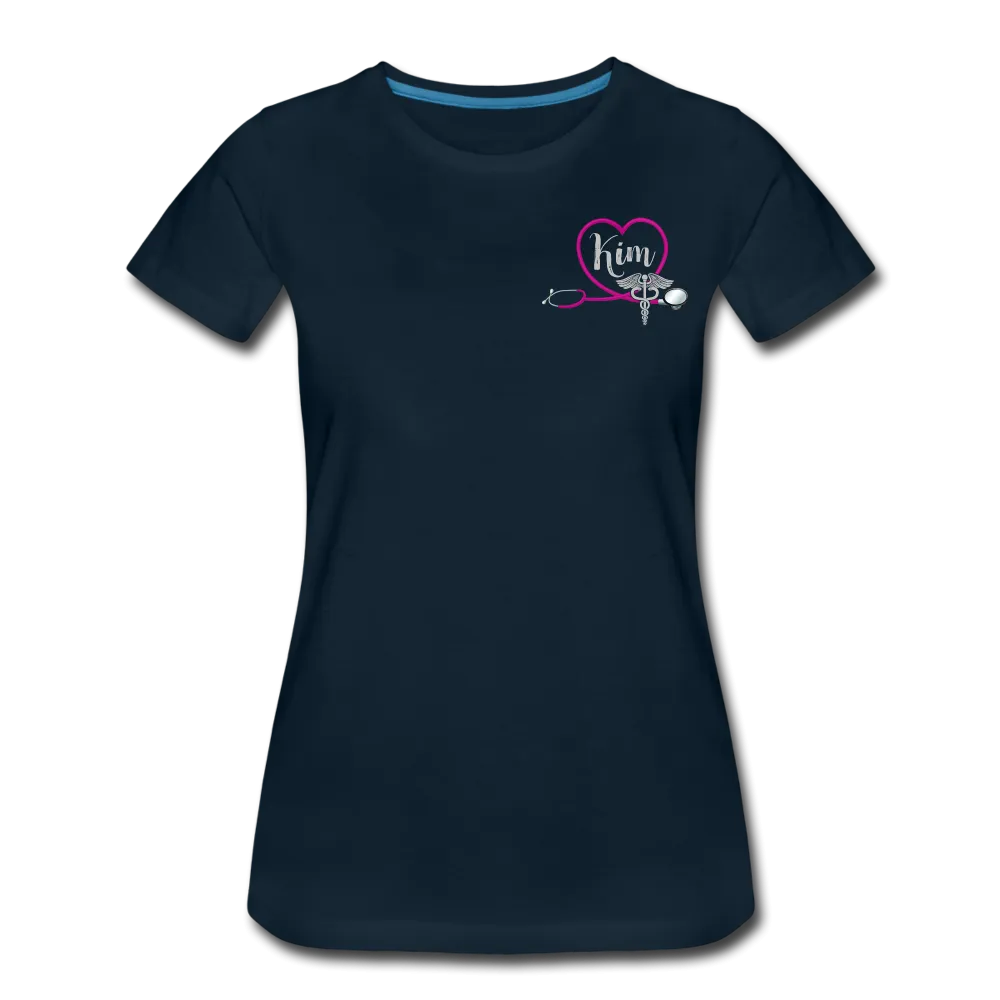 Kim Emergency Nurse Flag Women’s Premium T-Shirt