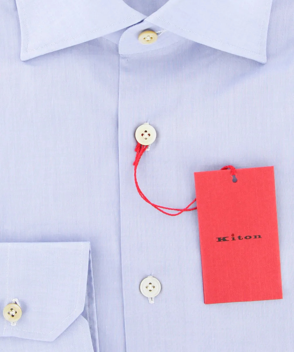 Kiton Light Blue Shirt - Slim