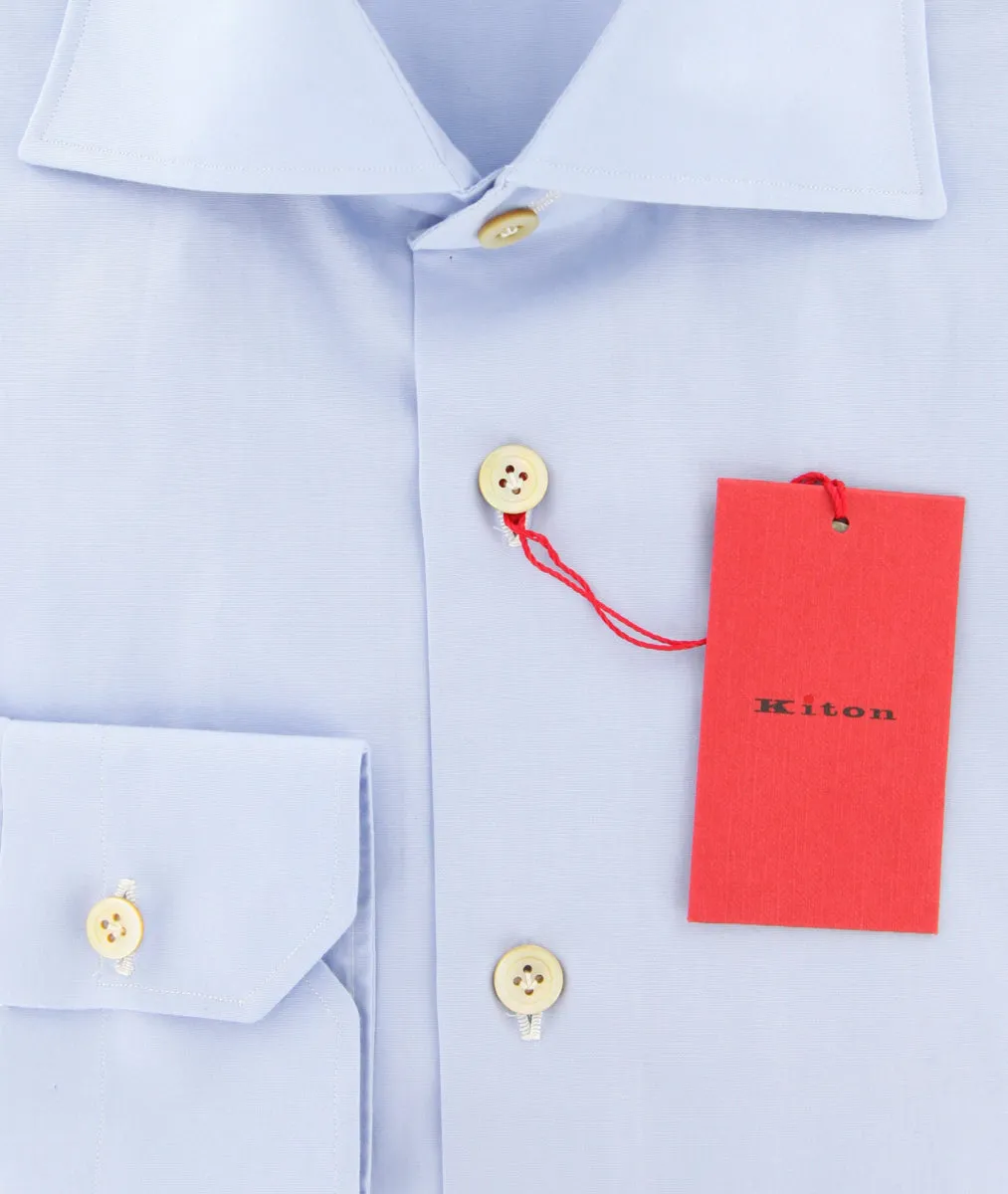 Kiton Light Blue Shirt - Slim