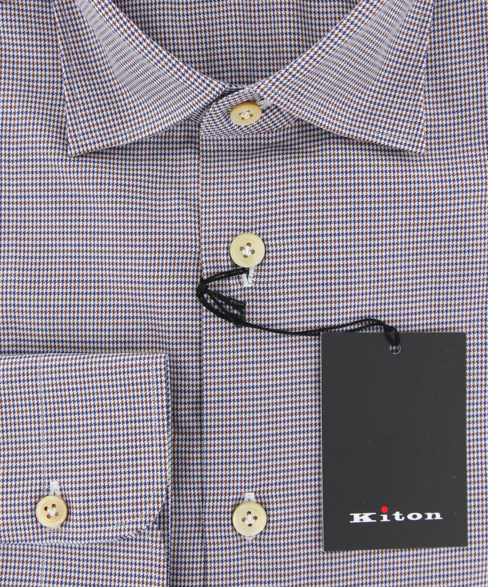 Kiton Light Brown Shirt - Slim