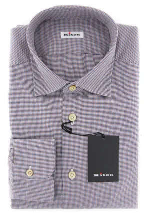 Kiton Light Brown Shirt - Slim