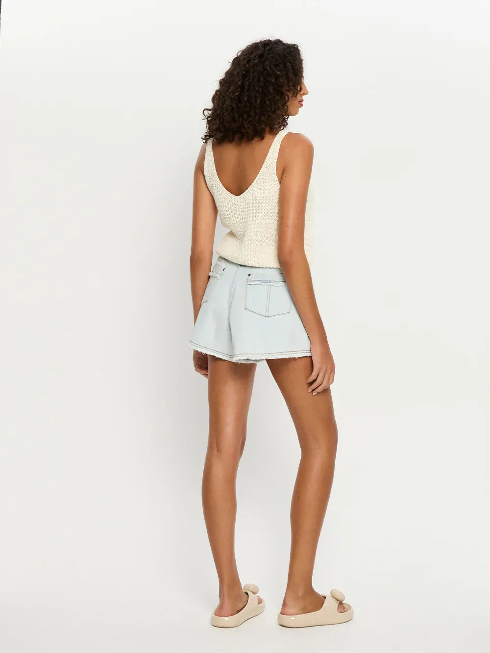Kivari Gali Short Pale Indigo