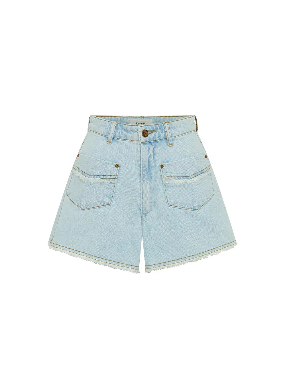 Kivari Gali Short Pale Indigo