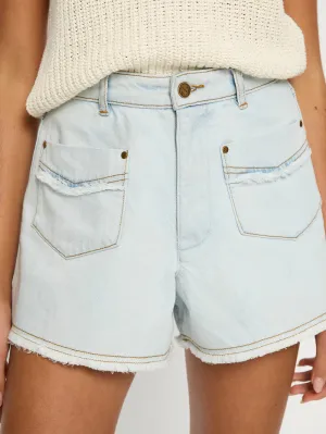 Kivari Gali Short Pale Indigo