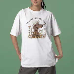 Labrador Retriever Dog T-shirt, Pet Lover Shirt, Dog Lover Shirt, Best Dog Grandma Ever T-Shirt, Dog Owner Shirt, Gift For Dog Grandma, Funny Dog Shirts, Women Dog T-Shirt, Mother's Day Gift, Dog Lover Wife Gifts, Dog Shirt