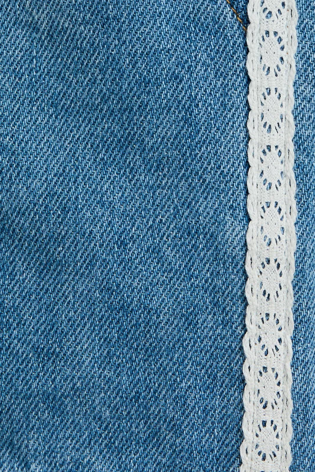 Lacy Denim Shorts