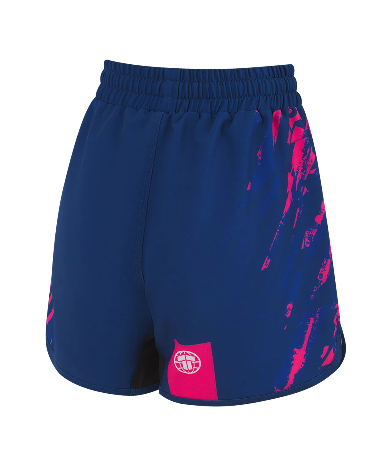 Ladies Abstract High Cut Shorts - Pink