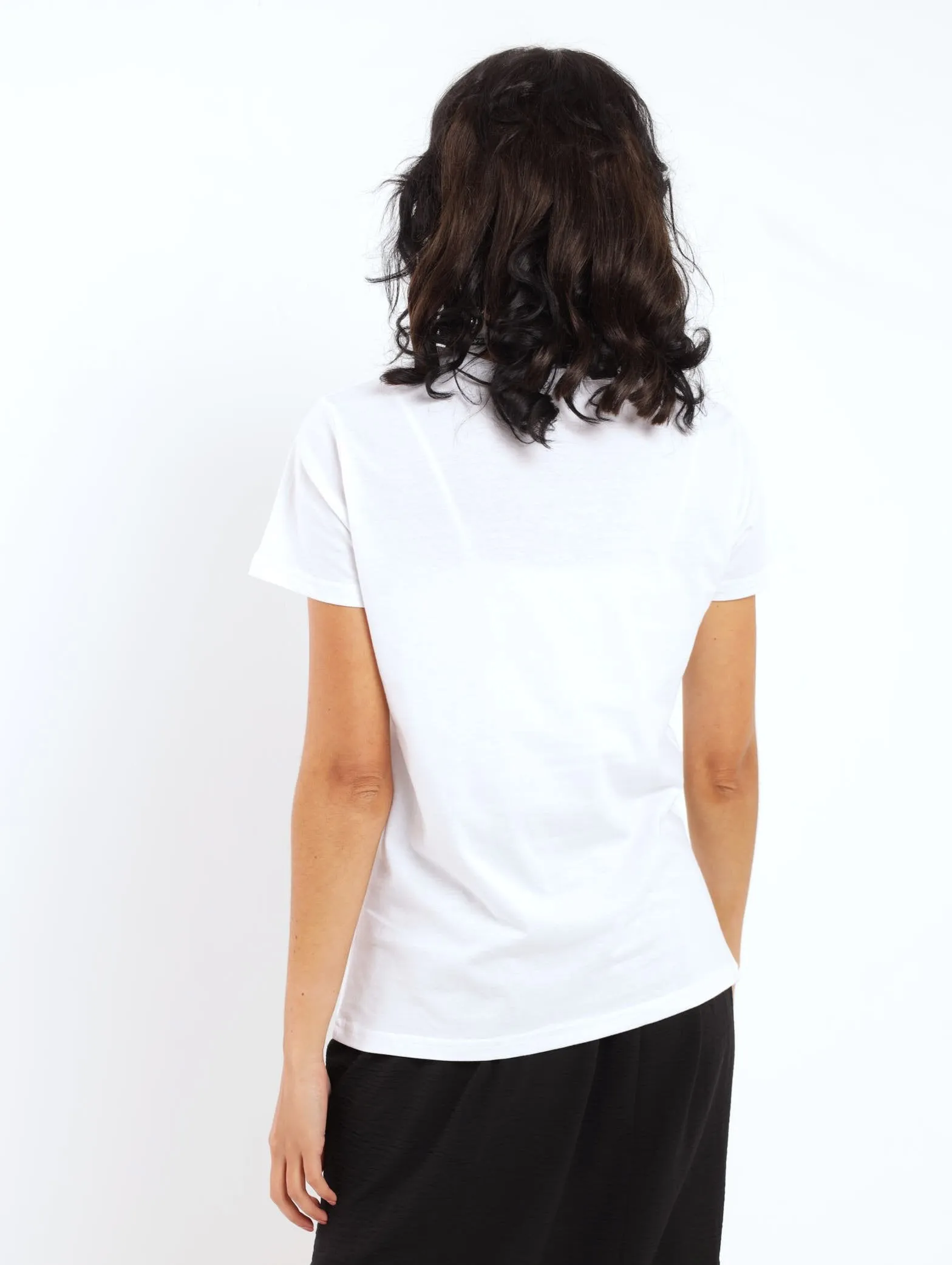 Ladies Fitted Stay Original Tee - White