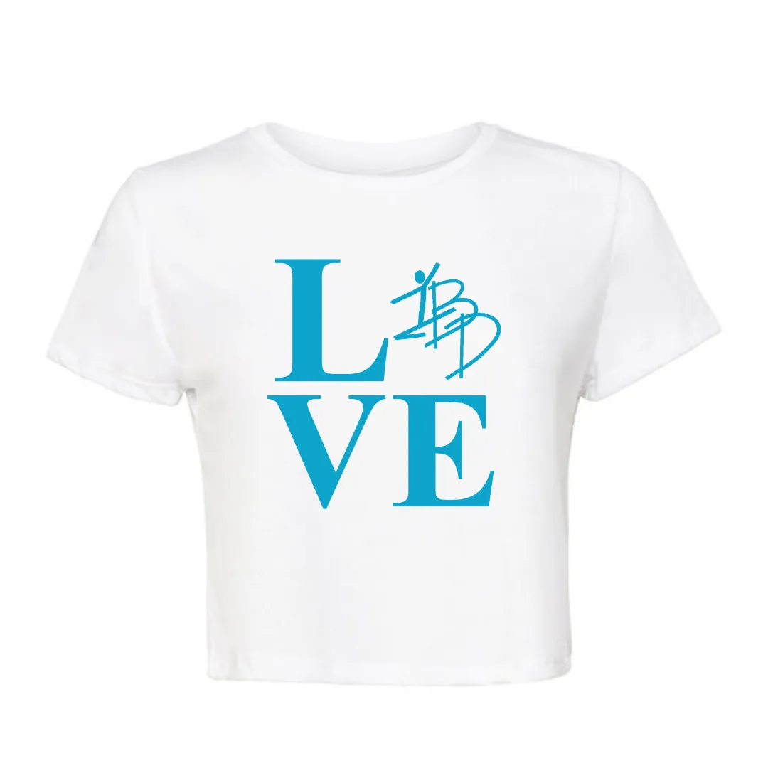 Ladies' Flowy Cropped T-Shirt