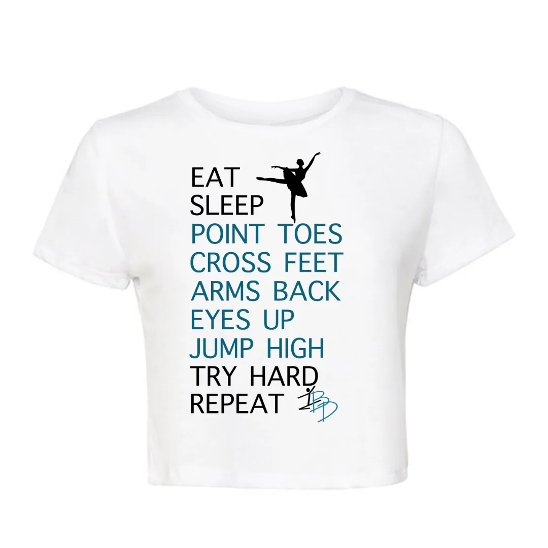 Ladies' Flowy Cropped T-Shirt