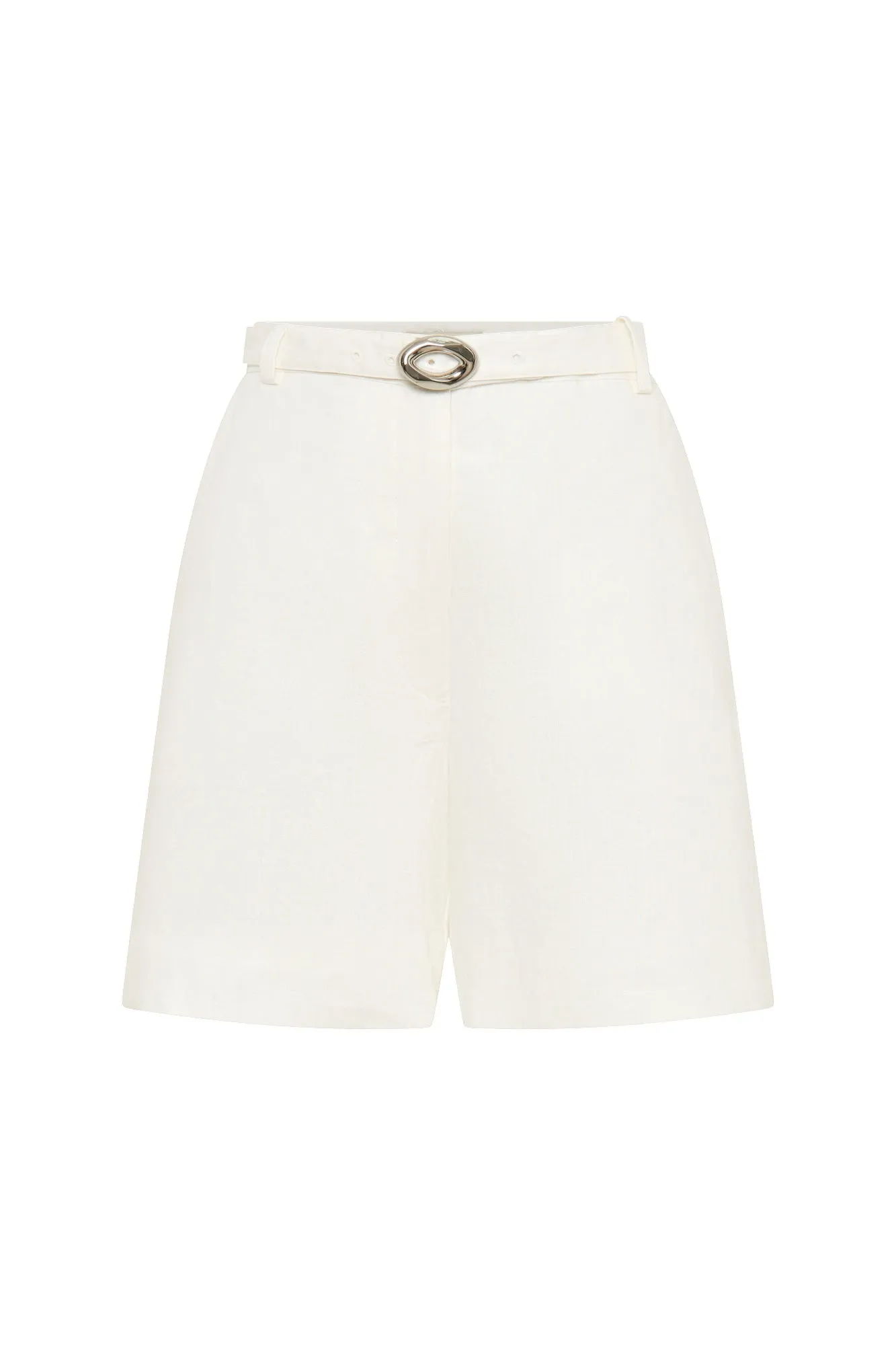LAVINIA TAILORED SHORT - Milk