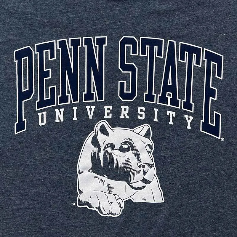 League Tri Blend Penn State University Statue Long Sleeve T-Shirt