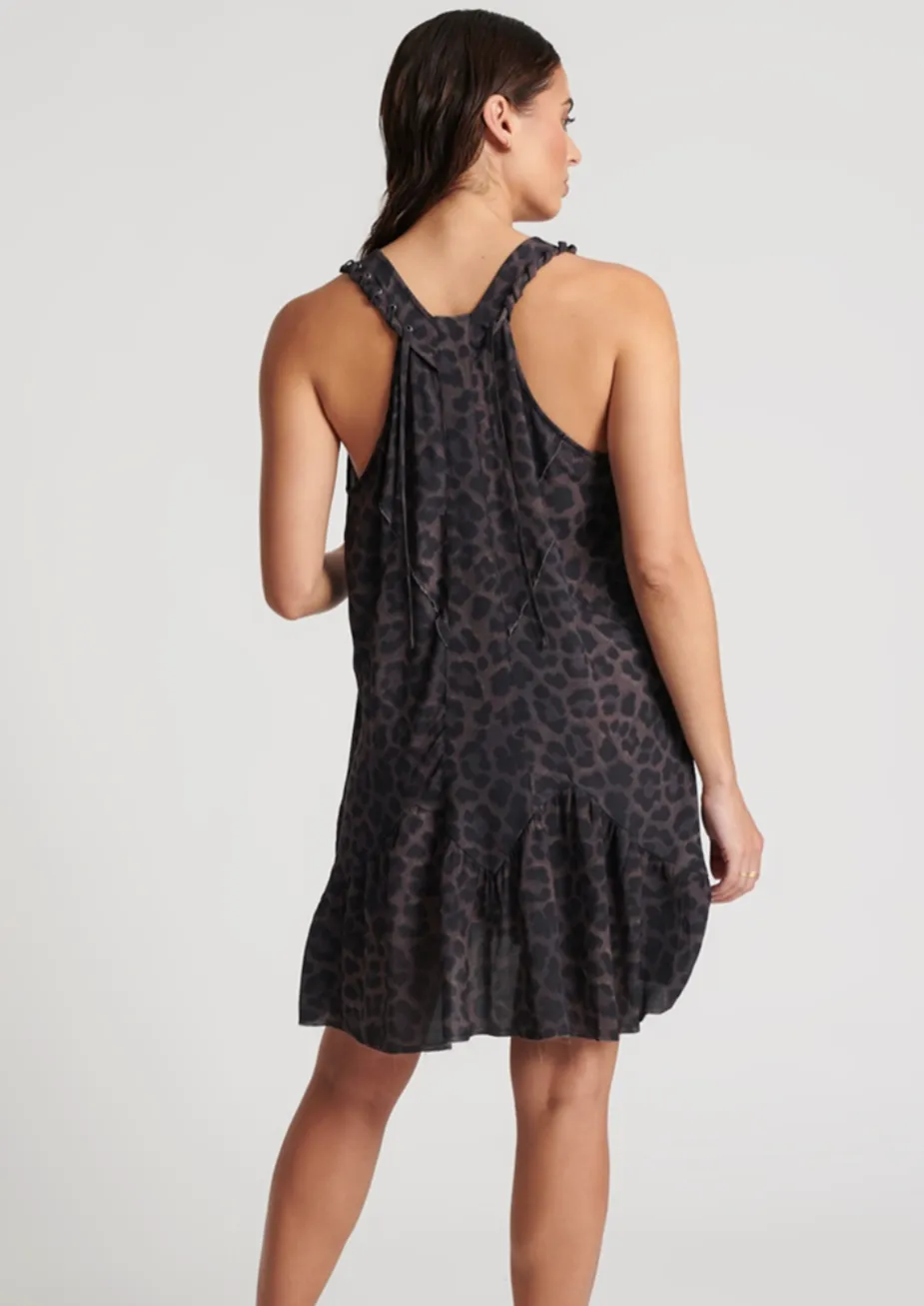 Leopard Tiered Dress