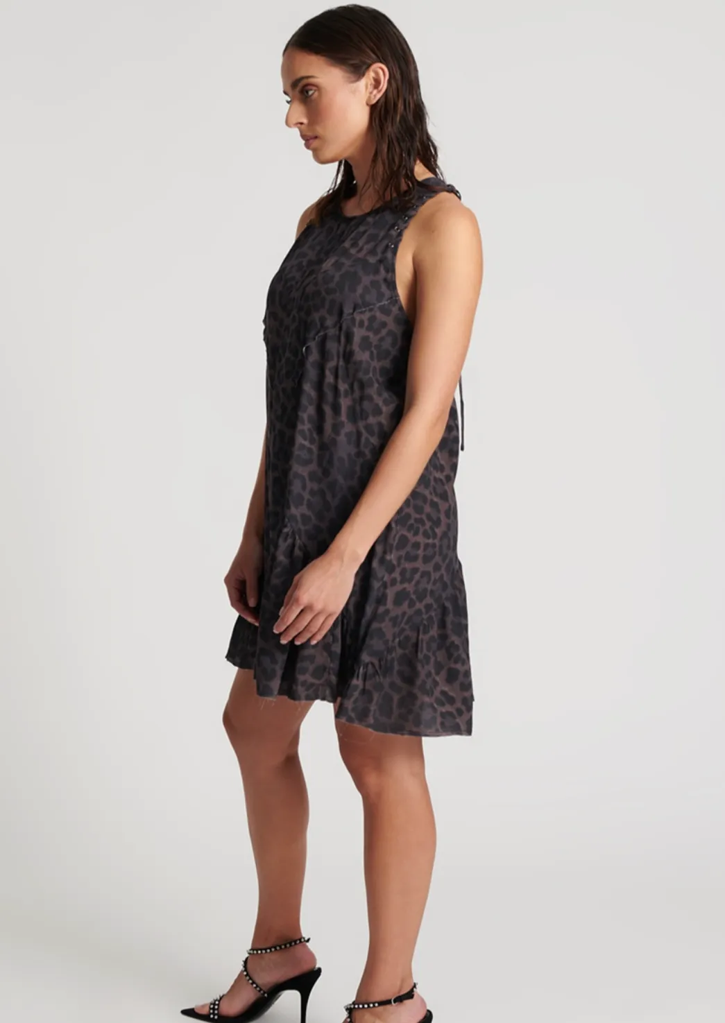 Leopard Tiered Dress