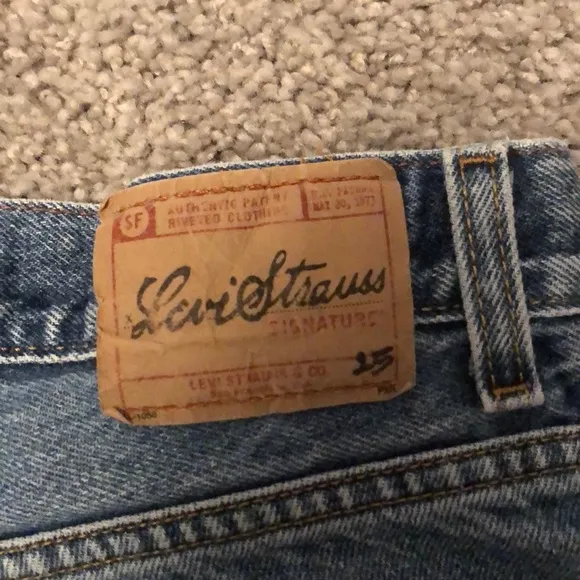 Levi Strauss High Waisted Vintage Jean Shorts