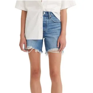 Levis 501 Women Mid Thigh Button Fly High Rise NWT sz 30
