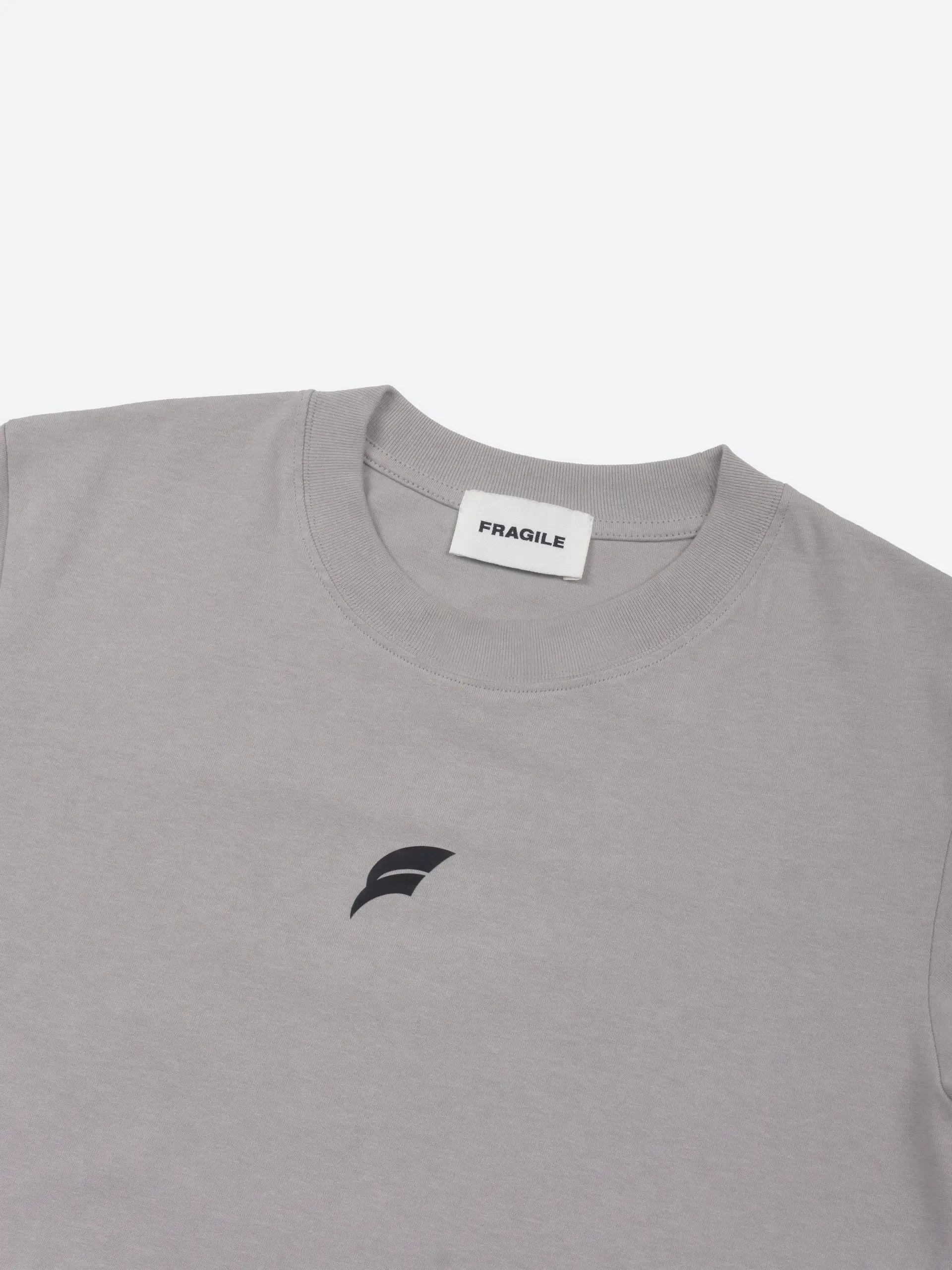 Light Gray Paneled T-Shirt