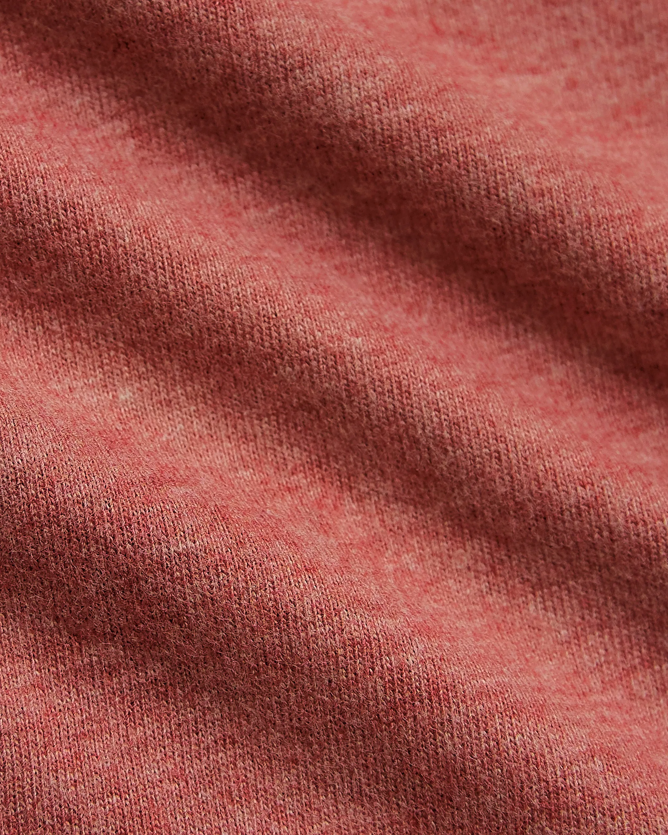 Light Heather Vermilion Short Sleeve Crew Neck Tee