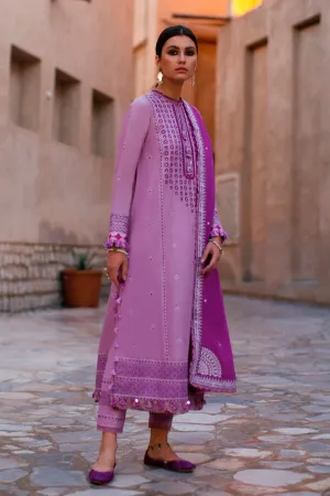 Lilac Salwar Kameez Pakistani Eid Dress in Premium Lawn