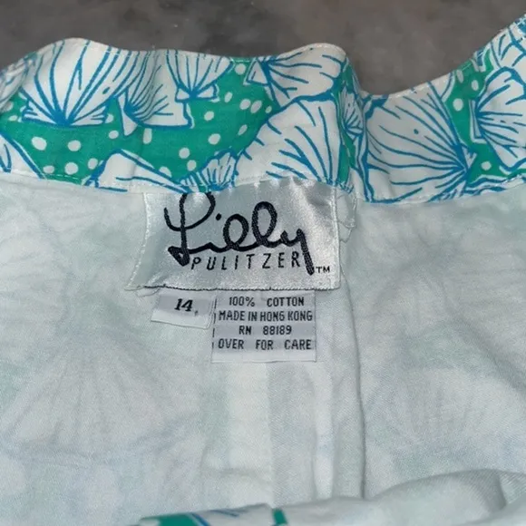 Lilly Pulitzer Vintage Shell Print Short