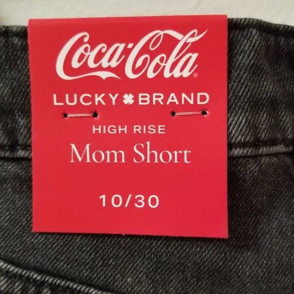 limited edition Lucky Brand Coca-Cola mom shorts