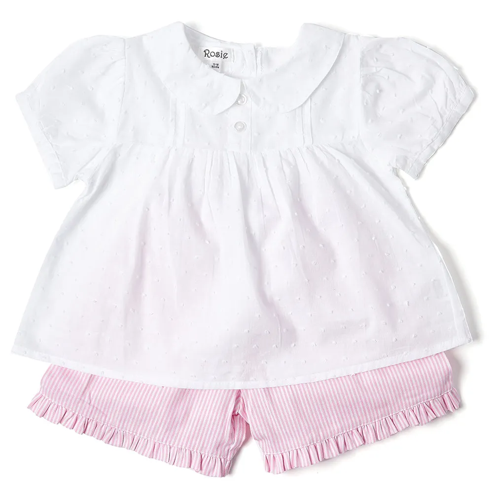 Little White Blouse  (Swiss Dot)