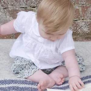 Little White Blouse  (Swiss Dot)