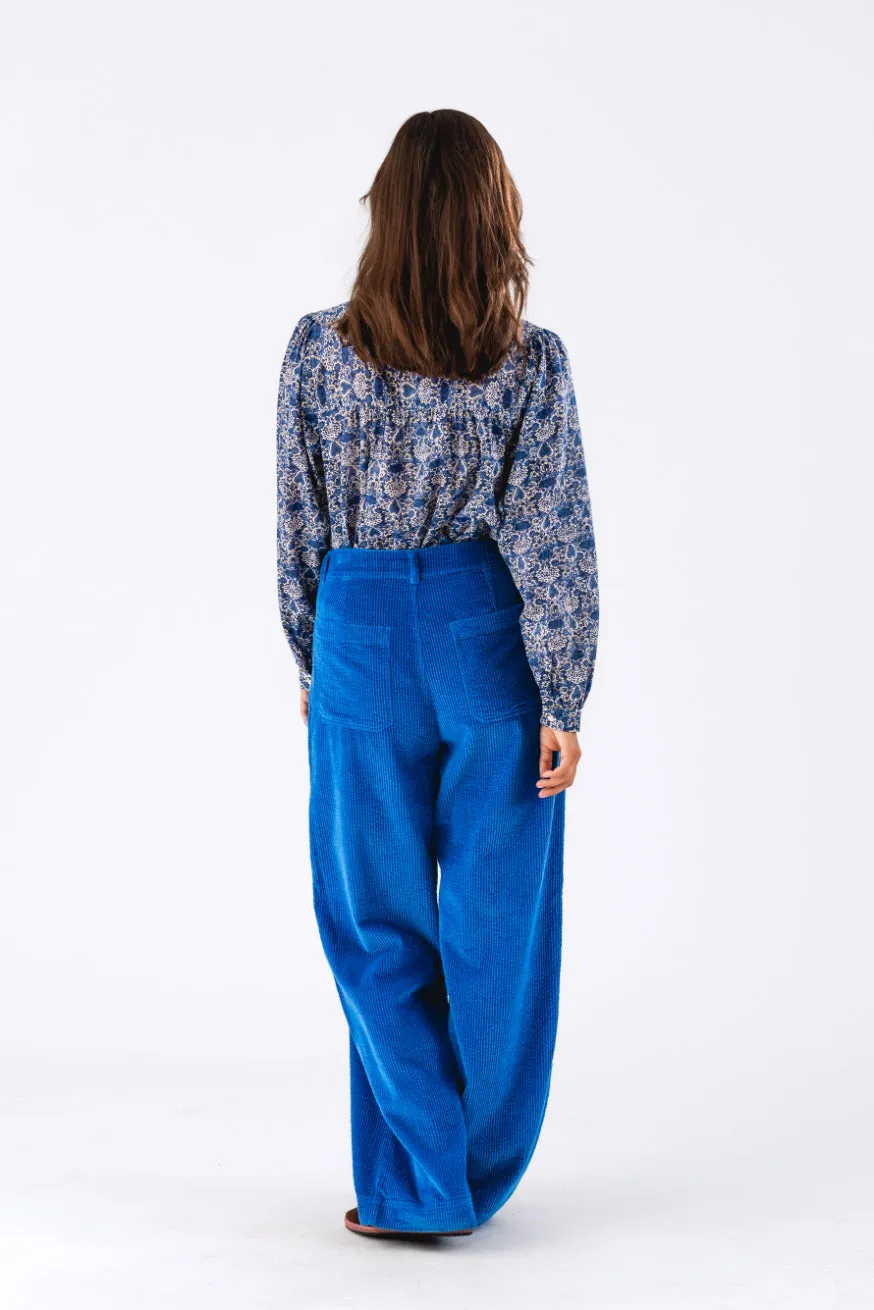 Lollys Laundry Nicky Shirt - Blue Flower
