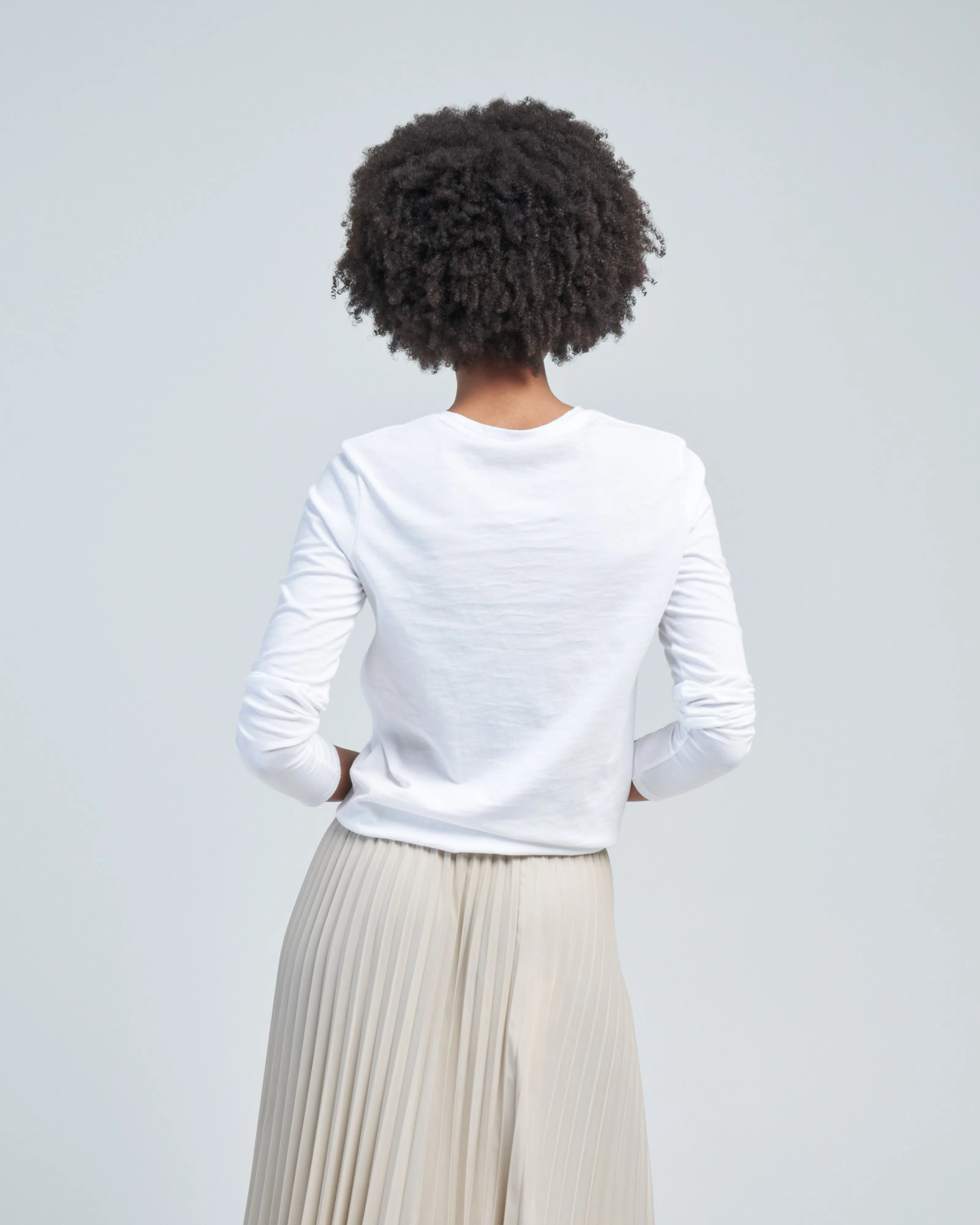 long sleeve fitted tee