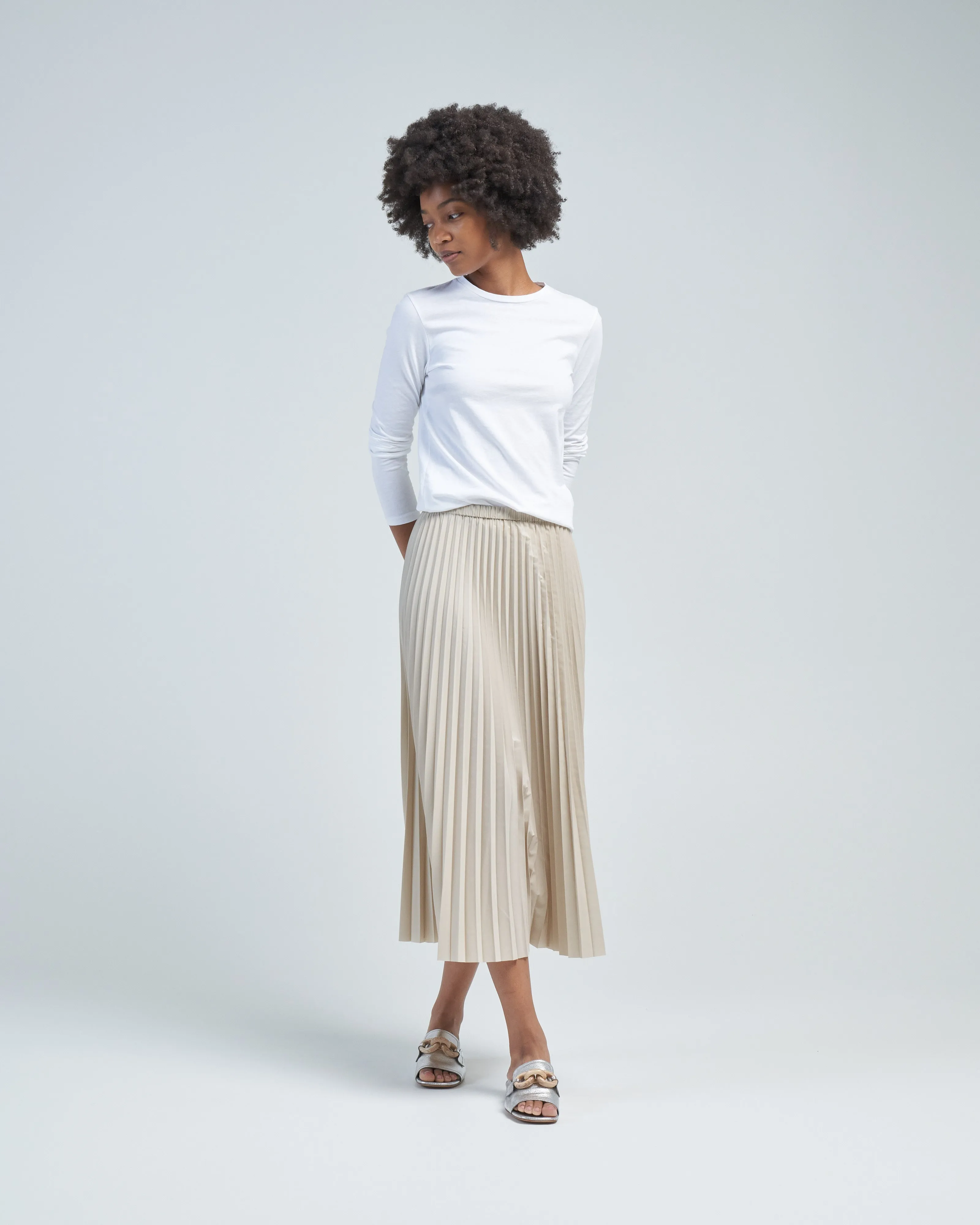 long sleeve fitted tee