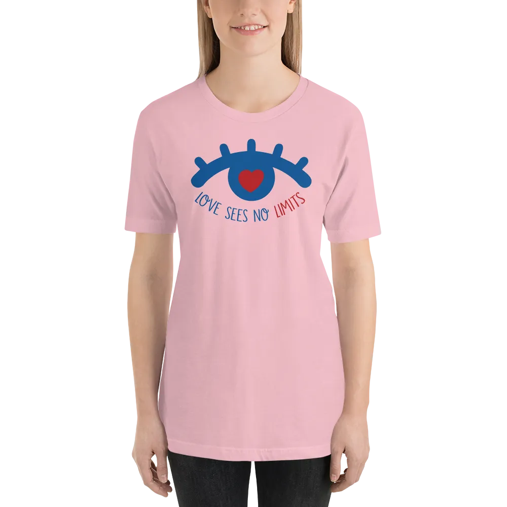 Love Sees No Limits (Light Color Shirts Design 1)