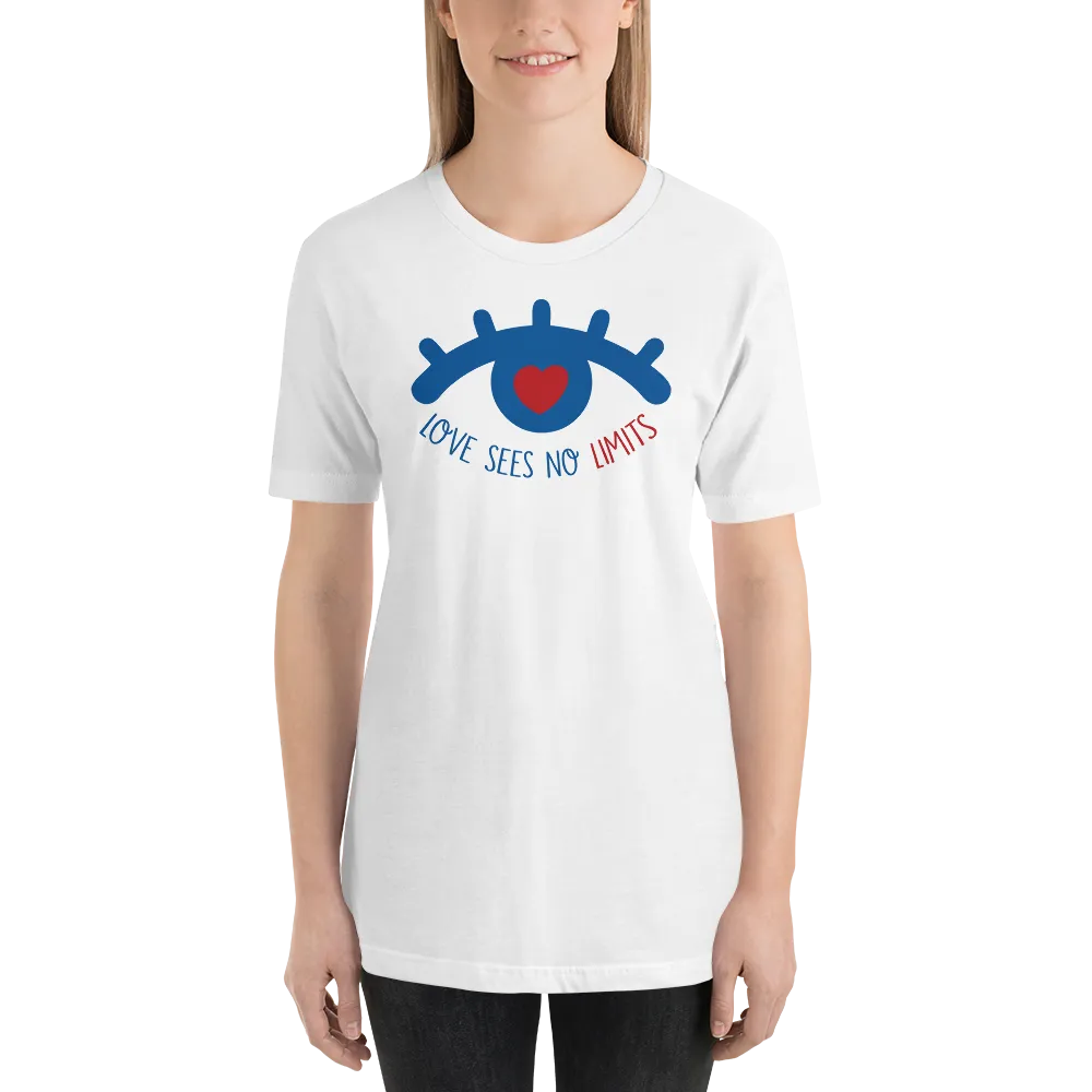 Love Sees No Limits (Light Color Shirts Design 1)