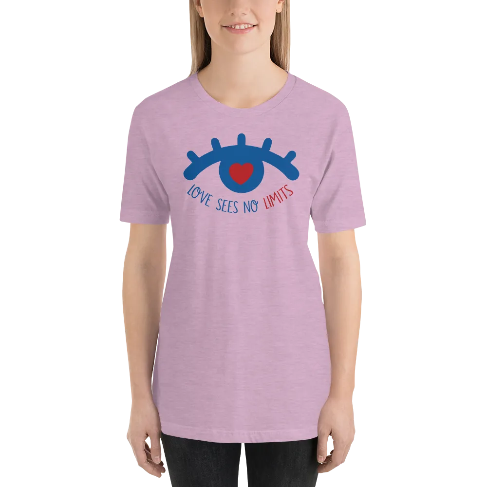 Love Sees No Limits (Light Color Shirts Design 1)