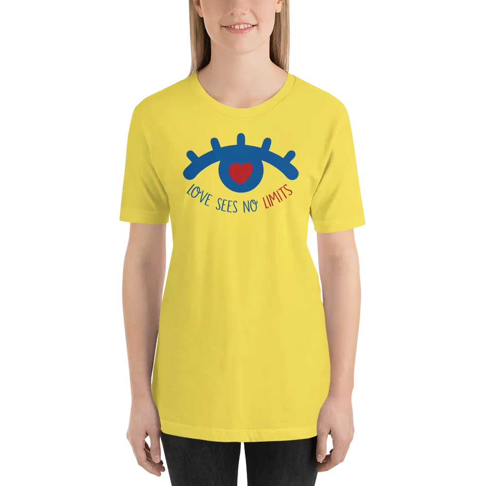 Love Sees No Limits (Light Color Shirts Design 1)