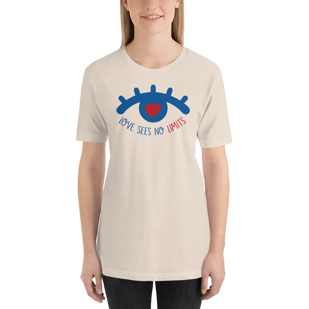 Love Sees No Limits (Light Color Shirts Design 1)