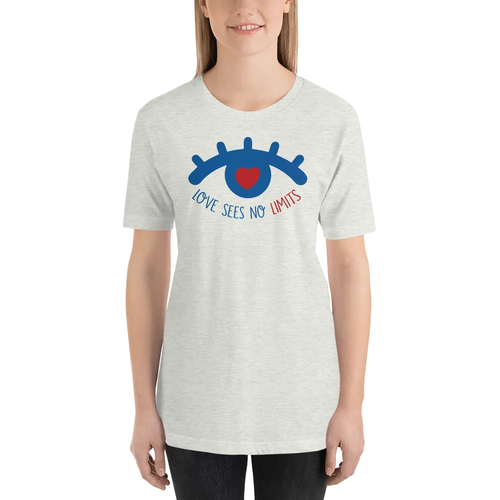 Love Sees No Limits (Light Color Shirts Design 1)